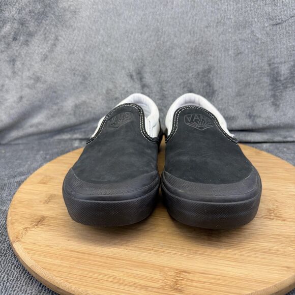 Vans Slip-On BMX Shoes Mens Size 6 Black White Suede Low Top BMX Sneakers main image 7
